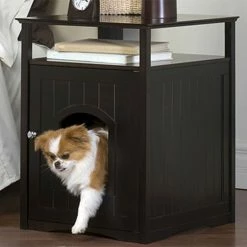 Flash Sale 😀 Zoovilla Cat Washroom, Litter Box Cover And Night Stand Pet House 👍