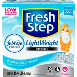 Flash Sale 🌟 Clorox Fresh Step Lightweight Extreme Febreze Scented Cat Litter 15.4 Lb. ✔️