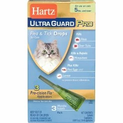 Promo 🧨 Hartz Ultra Guard Pro Drops For Cats Over 5 Lb. 🌟