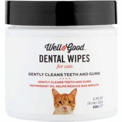 Best reviews of ✨ Well & Good Cat Dental Wipes 100 Pk. 🎁