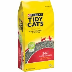 Promo 😉 Tidy Cats 24/7 Performance Triple Odor Protection Non Clumping Clay Cat Litter 🎁