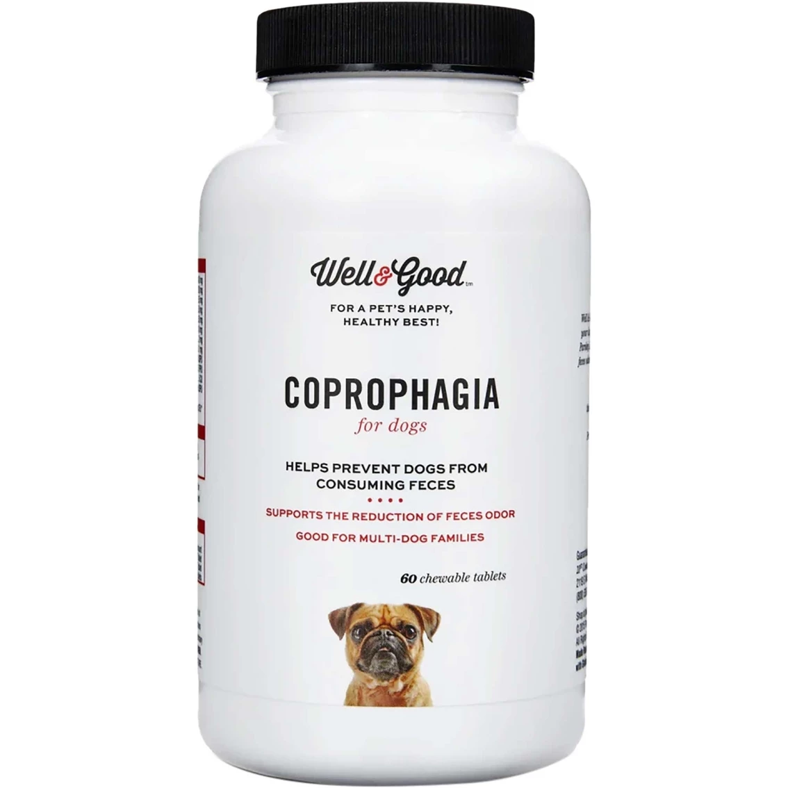 Buy ๐คฉ Well & Good Coprophagia ๐ Dog Tablets 60 Ct. ๐