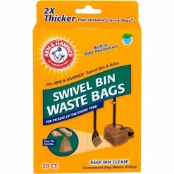 Buy 👍 Arm & 🔨 Hammer Petmate Fresh Scent Swivel Bin Pet Waste Bags 20 Ct. 💯