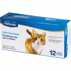 Best Pirce 🎉 Petmate Cat Litter Pan Liners Large 12 Ct. 😀