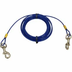 Buy 🧨 Coastal Pet Titan 30 Ft. Cable 🐕 Dog Tie Out With Brass Plated Snaps 🔔